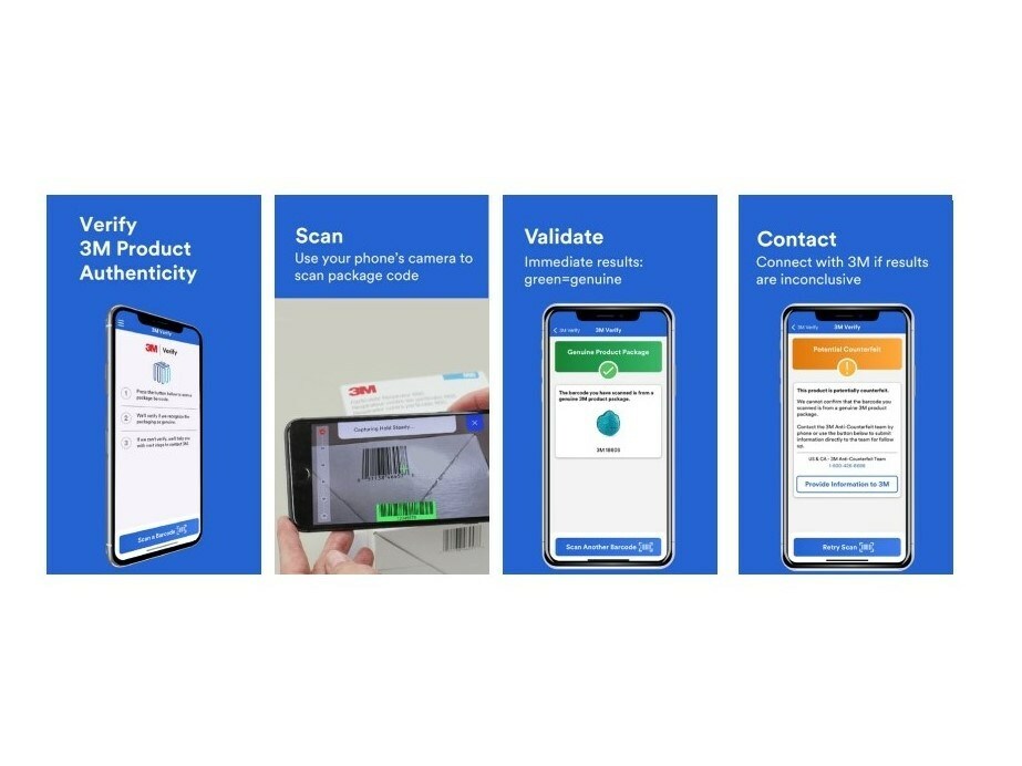 3M Verify PPE anti-counterfeit app launch: