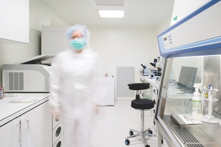 A modular cleanroom for veterinary vaccines