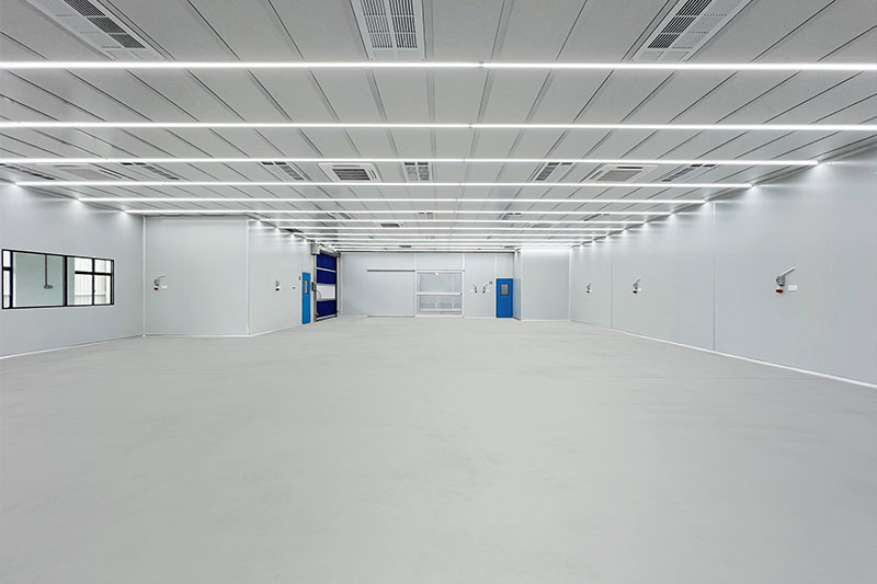 Airkey builds cleanroom for precision wafer processing machinery in 1 month
