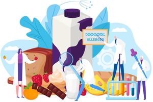 Allergen management in food production