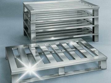 AluClean Hygiene Polish gives aluminium pallets a longer life