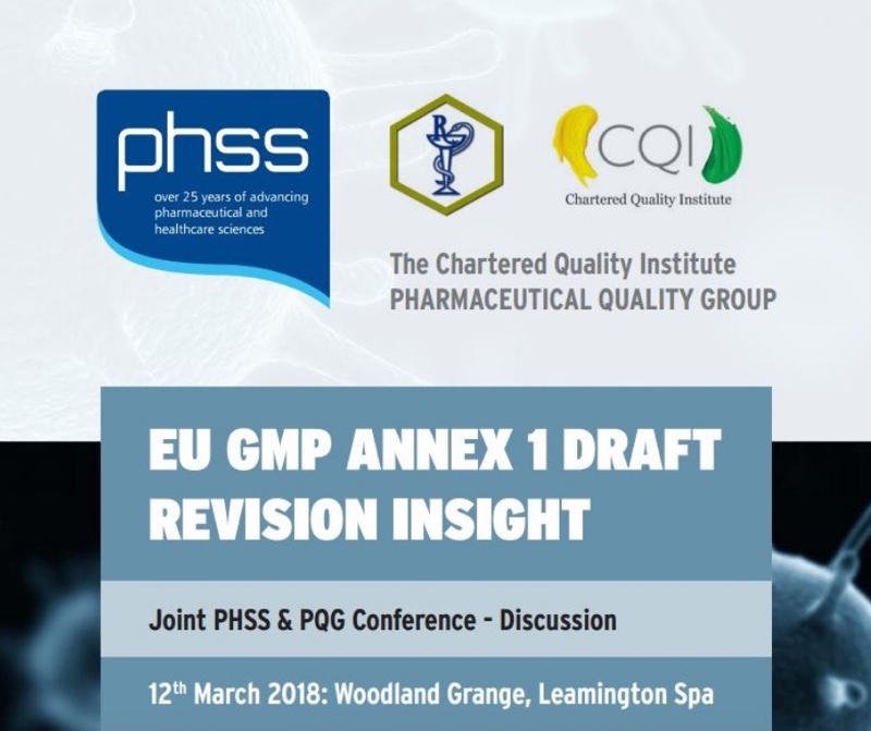 Annex 1 sterile medicinal product manufacture conference approaches
