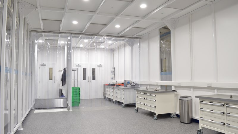 MacTaggart Scott cleanroom by Connect 2 Cleanrooms