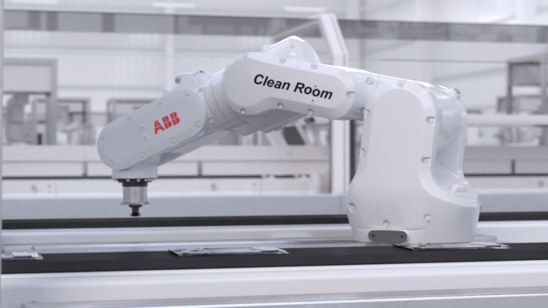 ABB introduces cleanroom version of IRB 1100 robot