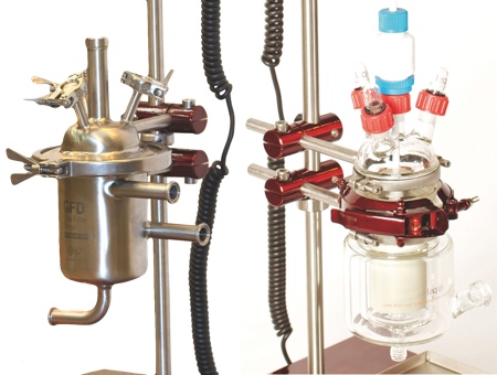 Lab scale filter dryer vessel in stainless steel or glass for simulation studies prior to scaling up