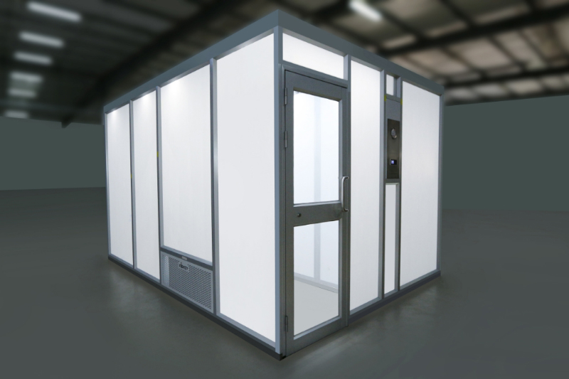 Airkey builds fully equipped modular cleanroom for aerospace industry player in Poland