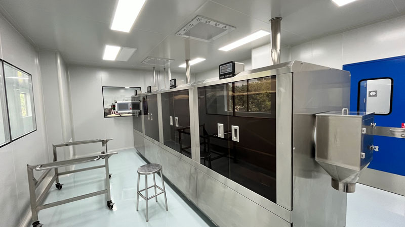 Airkey case study in GMP-certified softgel manufacturing cleanroom