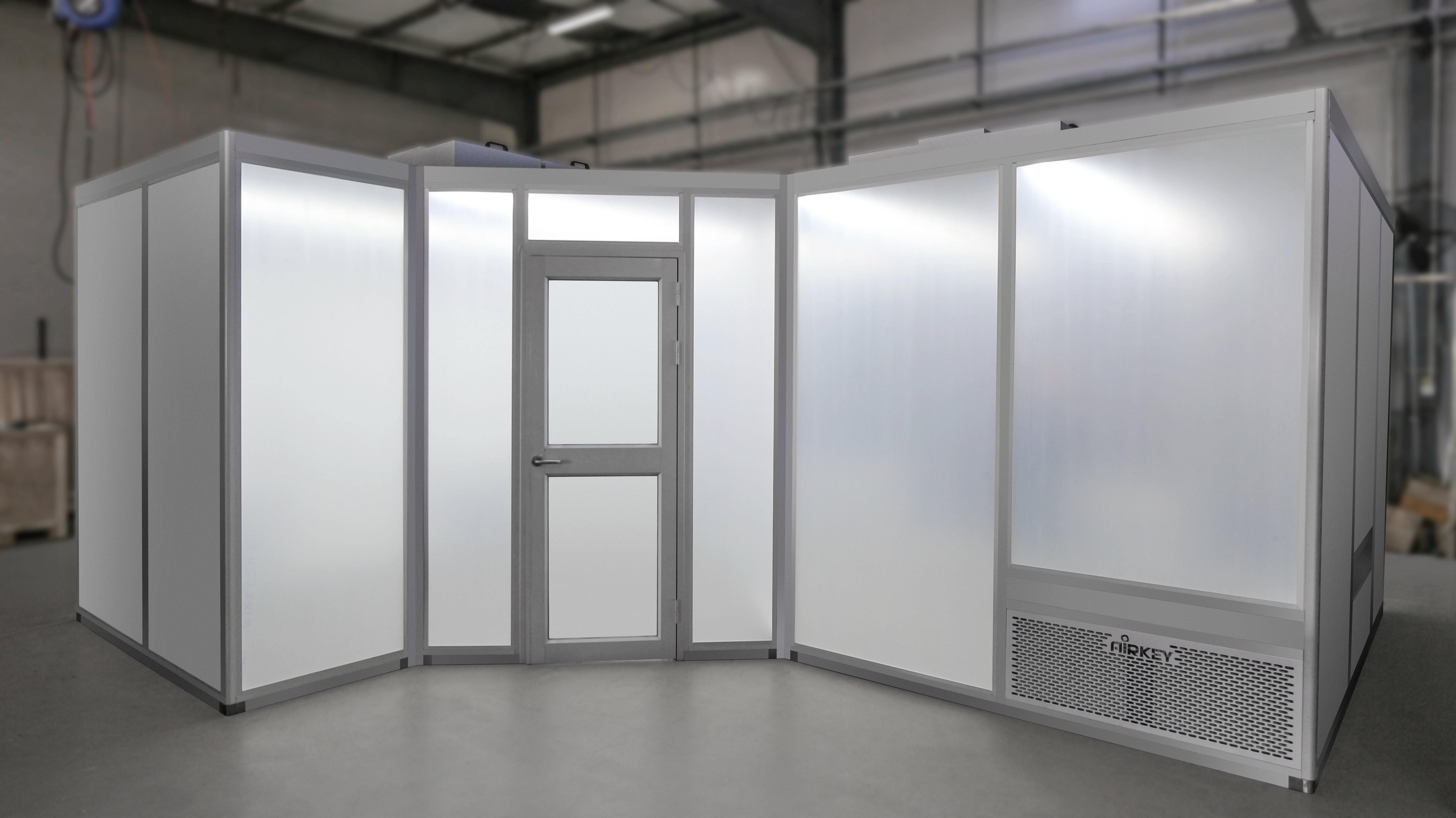 Airkey delivers custom modular cleanrooms for irregular spaces