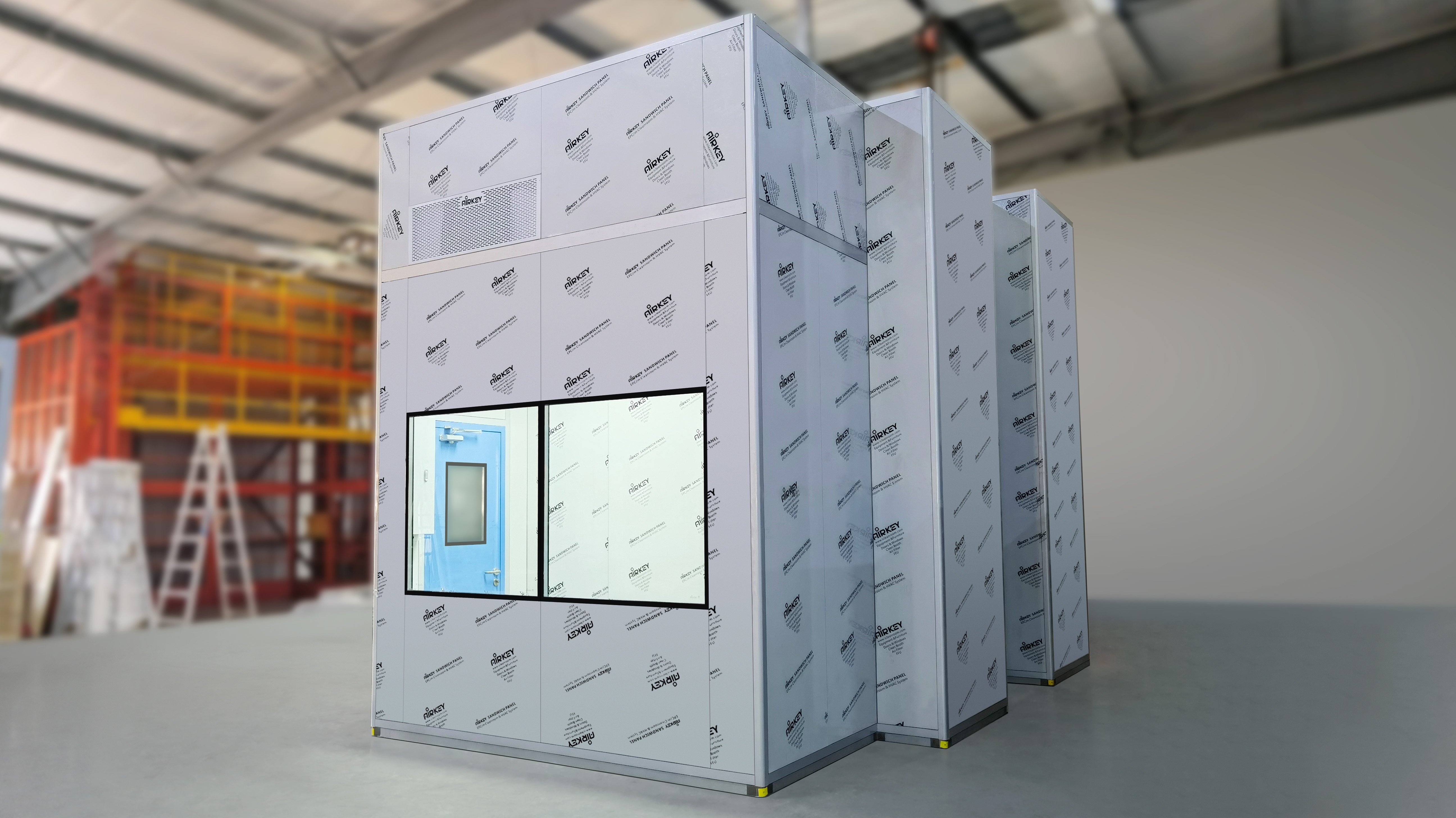 Airkey delivers custom modular cleanrooms for irregular spaces