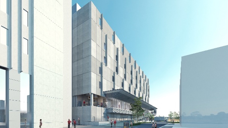 Conceptual image of the first laboratory buildings. Construction will begin in spring 2021 and is slated to be completed at the end of May 2022. Azbil plans to invest 4 billion yen and 3 billion yen (7 billion yen or m) in the facilities, respectively. (Images courtesy of Nikken Sekkei Ltd.)