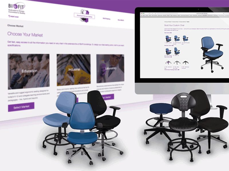 BioFit next-generation online configurator simplifies cleanroom seating sourcing