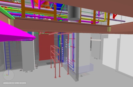 Use of BIM means bringing the different trades together and combining design and construction knowledge. This saves time, avoids duplication of effort and also lowers the risk of anything ‘falling through the gaps’ between the different disciplines