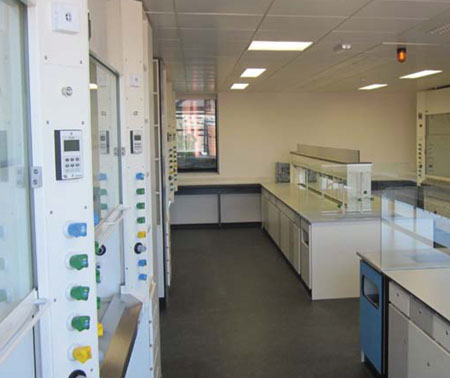 The new Central Teaching Laboratory at the University of Liverpool