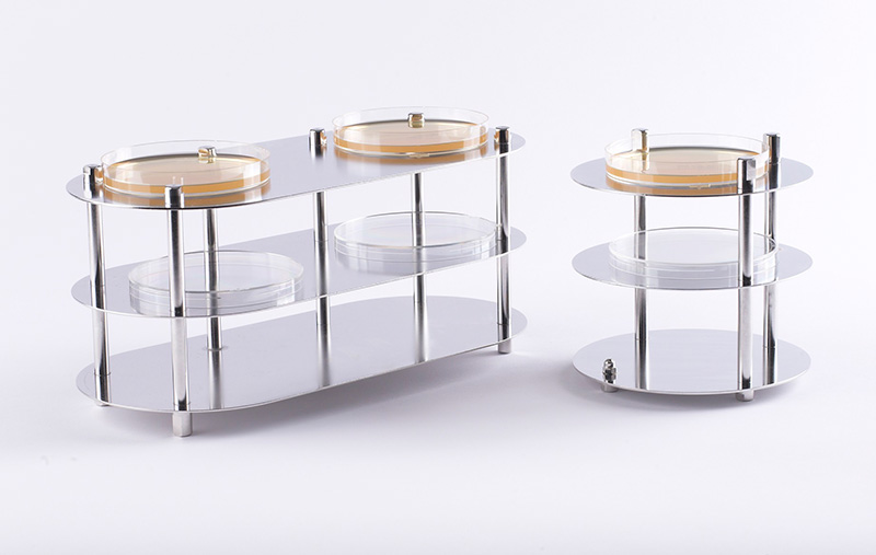 Stainless steel Settle Plate stands