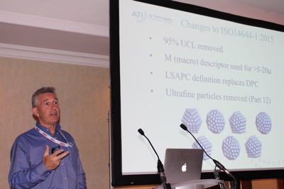  Tim Triggs, looked at trends in cleanroom operation and contamination monitoring 