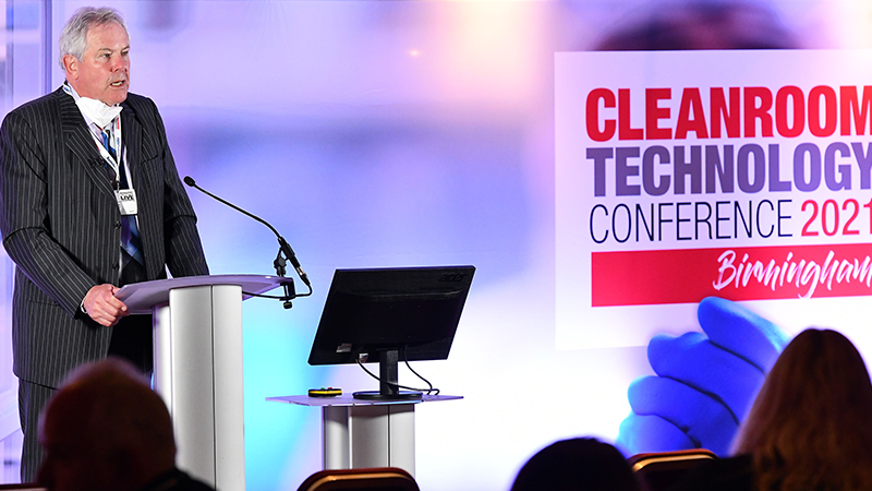 Gordon Farquharson, keynote speaker at the 2021 Cleanroom Technology Conference