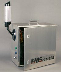 The FMSnode is optimised for integrating sensors, temperature monitoring in cooling units and particle counters