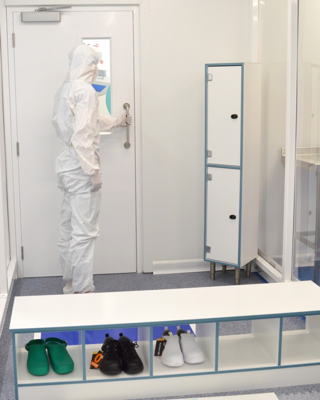 Sealwise Cleanroom Gowning Area