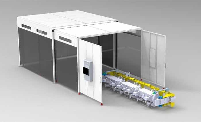 Connect 2 Cleanrooms builds telescopic cleanroom for CERN