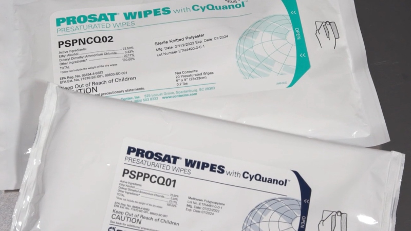 Contec expands disinfectant line with new presaturated wipes