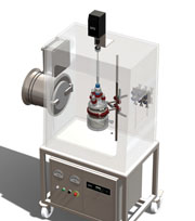 Figure 2: A GFD FilterBox 3D model showing the drive outside the acrylic isolator