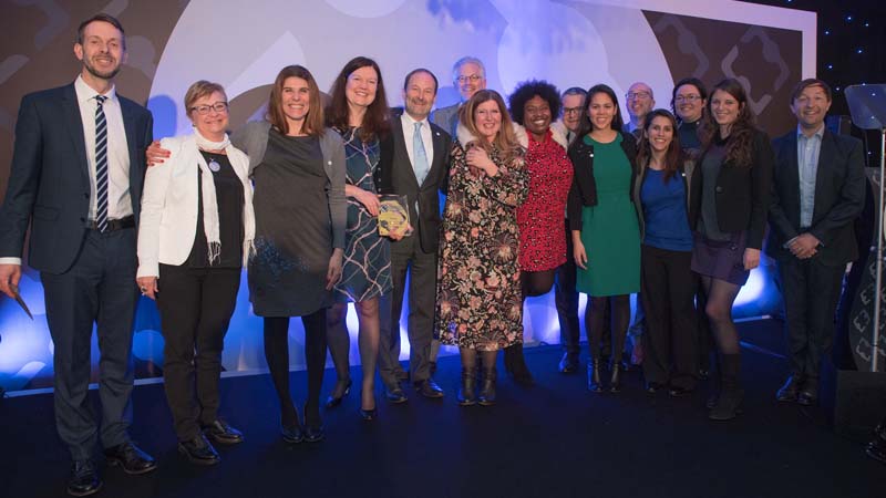 EDANA's team celebrates two wins at the European Association Awards