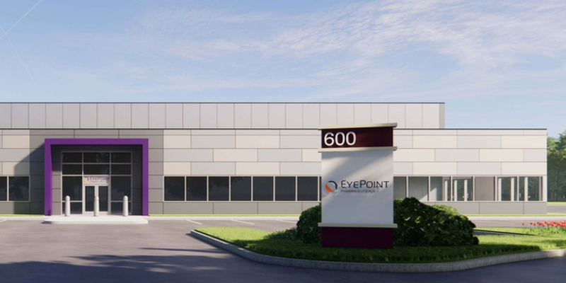 EyePoint Pharmaceuticals selects specialist team for 40,000 sqft cGMP project