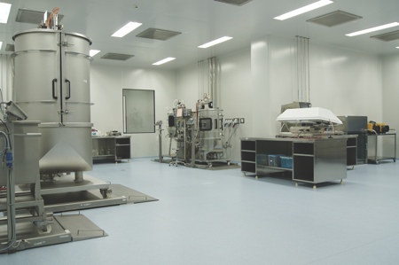 The 1000L disposable bioreactor suite at the WuXi plant in China