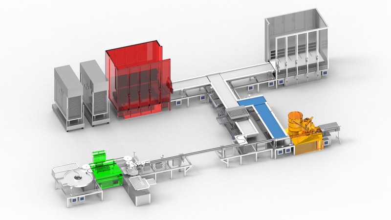 Pharmaceutical Sterile Manufacturing Process with lyophilisation stage & particle monitoring