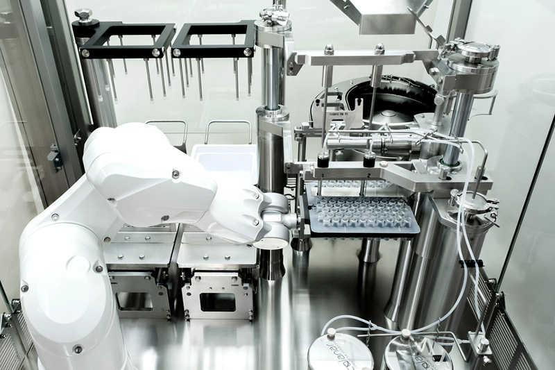 Steriline Robotic nest filling machine for Laboratories