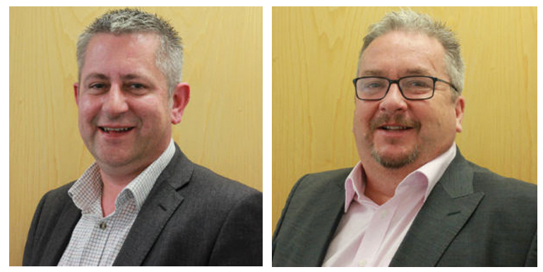 Left: Ray Lansdowne - Managing Director, Right: Denis Kerr - Sales Director