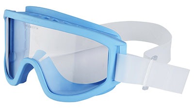 Reusable goggles for cleanroom