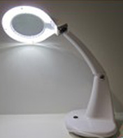 60 LED magnifying lamp for localised use creates a bright and clear white light