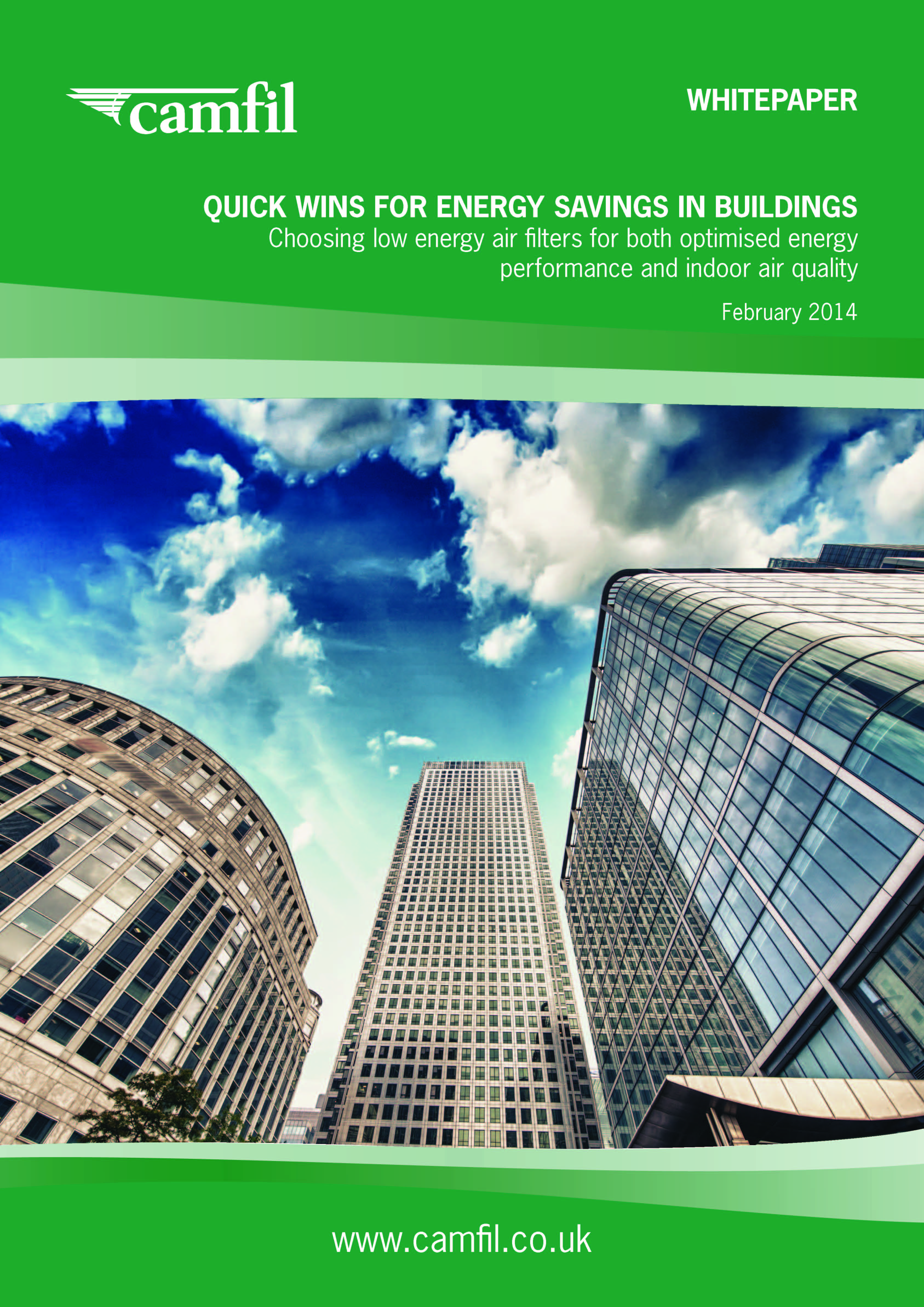 Low energy air filters: Quick wins for energy savings in buildings