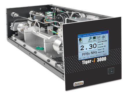 Tiger-i 3000 NH3 – trace ammonia monitor for ambient molecular contaminants
