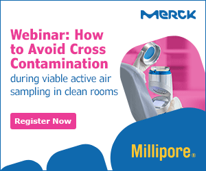 Merck webinar: How to avoid cross-contamination during viable active air sampling in cleanrooms 