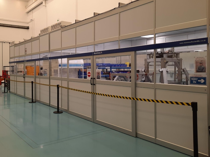 Monmouth supports satellite tech firm with modular cleanroom