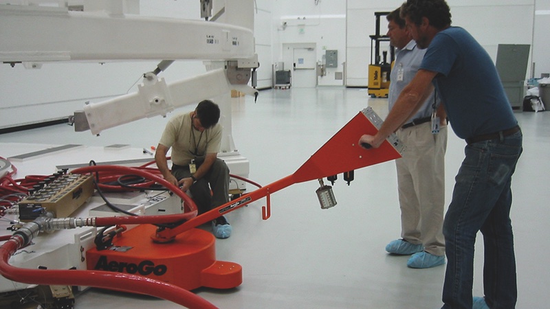 Overcoming cleanroom transport challenges with air casters