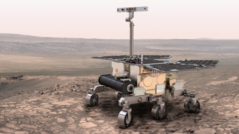 Figure 1: Rover model designed for the Exomars mission