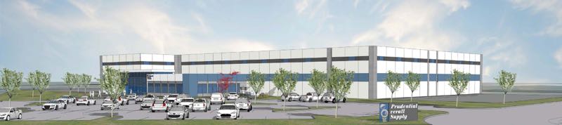 Artist impression of Prudential's new commercial laundry facility in Nashua