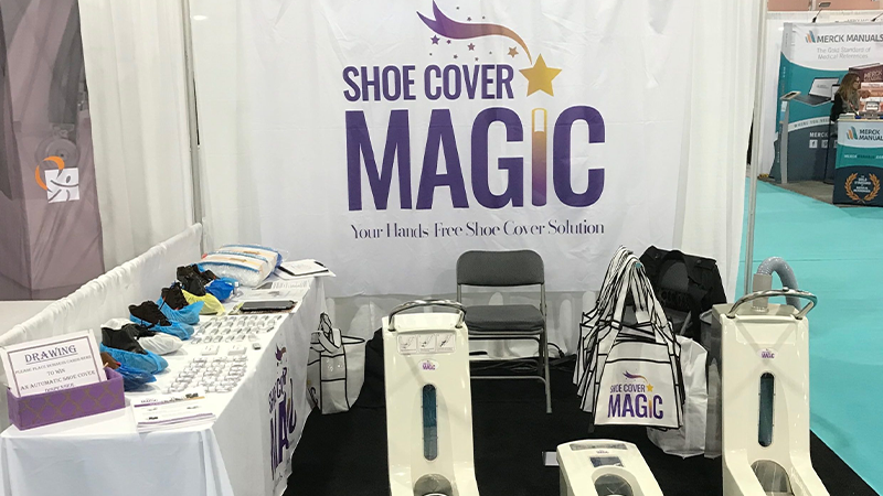Shoe Cover Magic reveals the benefits of hands-free shoe cover dispensers