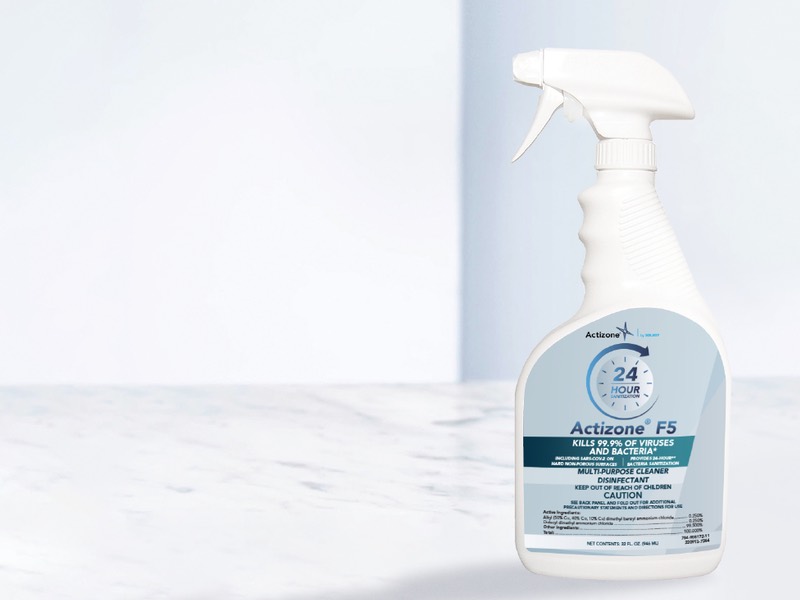 Actizone F5: A ready-to-use broad-spectrum disinfectant for hard surfaces