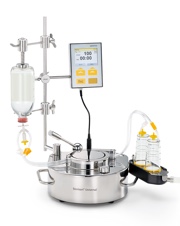 Sterisart Universal pump, including display and barcode scanner, used to transfer media and liquids for sterility testing