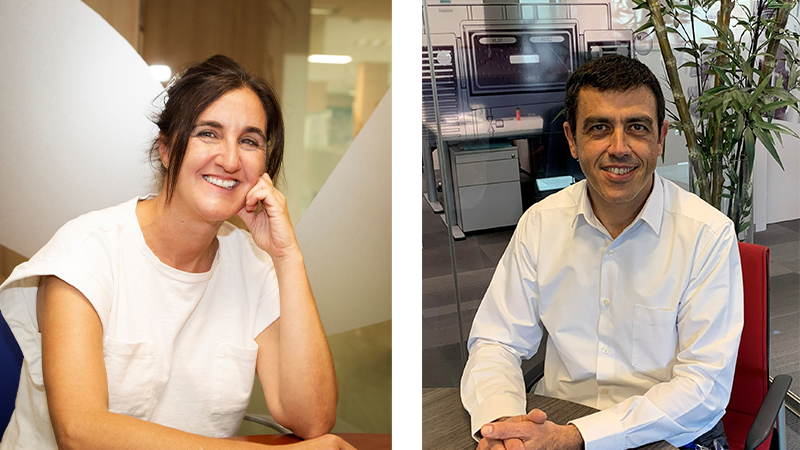 Left: Ana Franco, Commissioning & Qualification Team Leader at Telstar; Right: Jordi Serrat, Product & Technology Director at Azbil Telstar