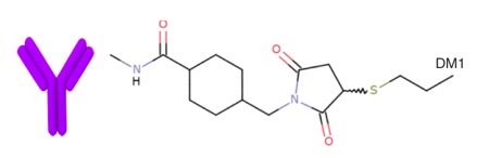 Figure 4 An example of a thioether (non-cleavable) linker