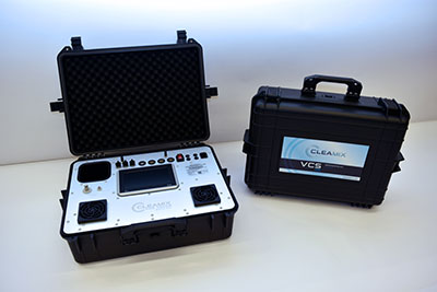 Cleamix portable hydrogen peroxide vapor generator