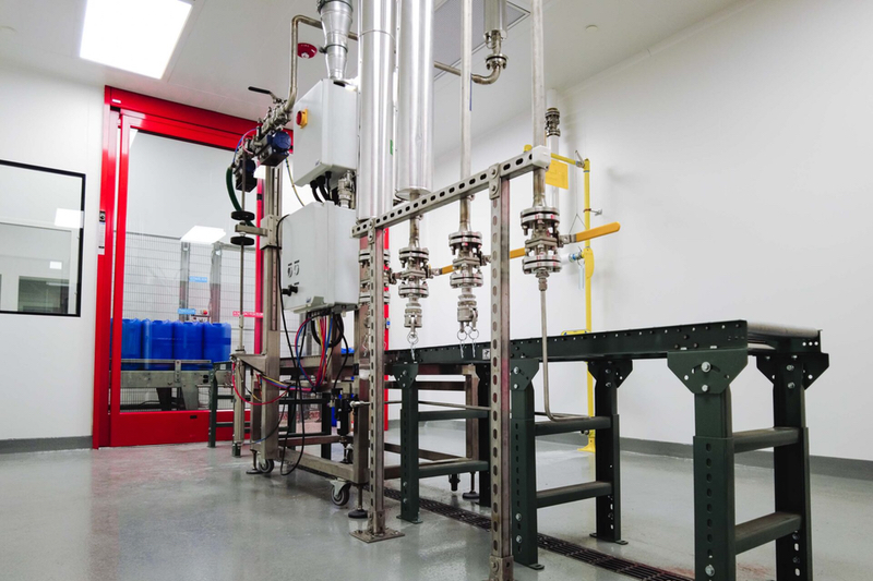 Berenyi completes cleanroom for chemical producer's first fully automated facility in North America
