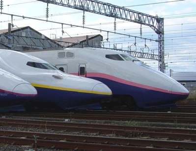 Blue paint on Japanese bullet trains can inhibit bacteria growth