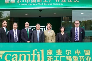 Camfil opens new 40,000 sqm plant in Shanghai region