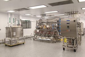 Case study of an integrated continuous biomanufacturing facility cleanroom build